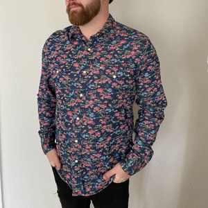 Salt Valley Western Shirt with Floral Pattern